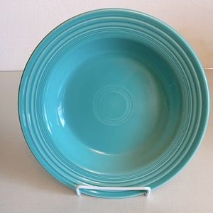 Large Rim Soup Bowl Fiesta Turquoise